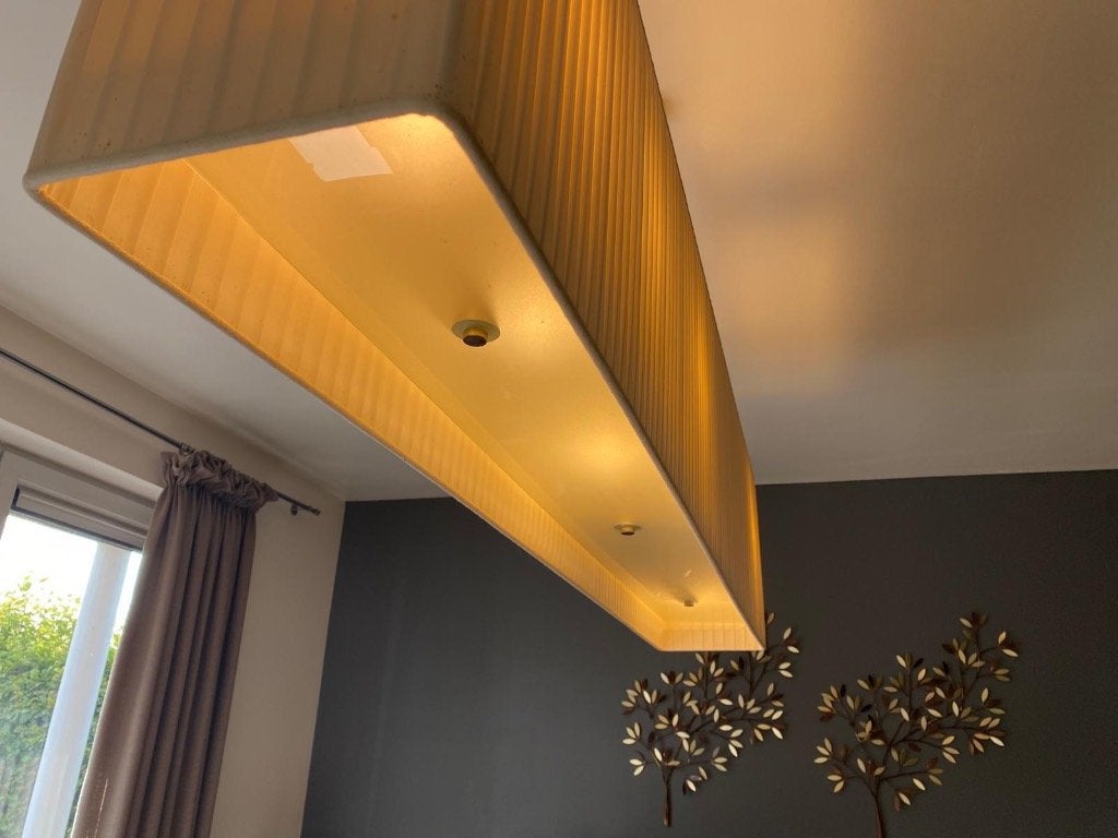 luminaire, lustre,eclairage, Enlèvement, Utilisé, Verre
