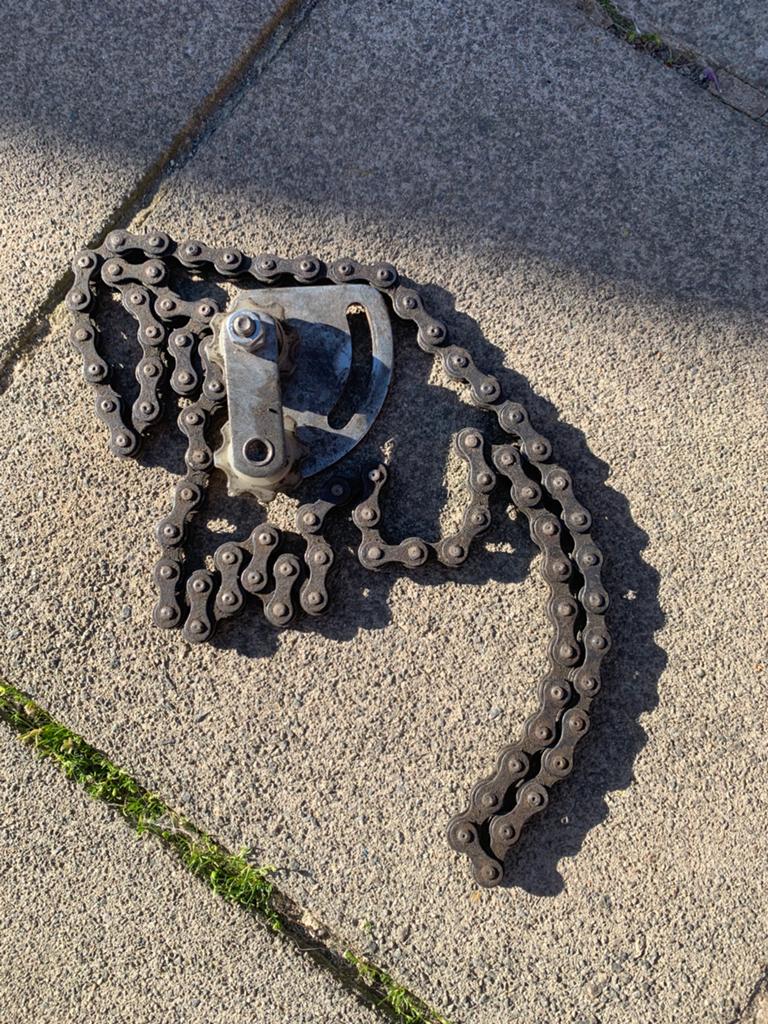 HONDA CAMINO KETTING + KETTINGSPANNER, Fietsen en Brommers, Ophalen of Verzenden, Gebruikt