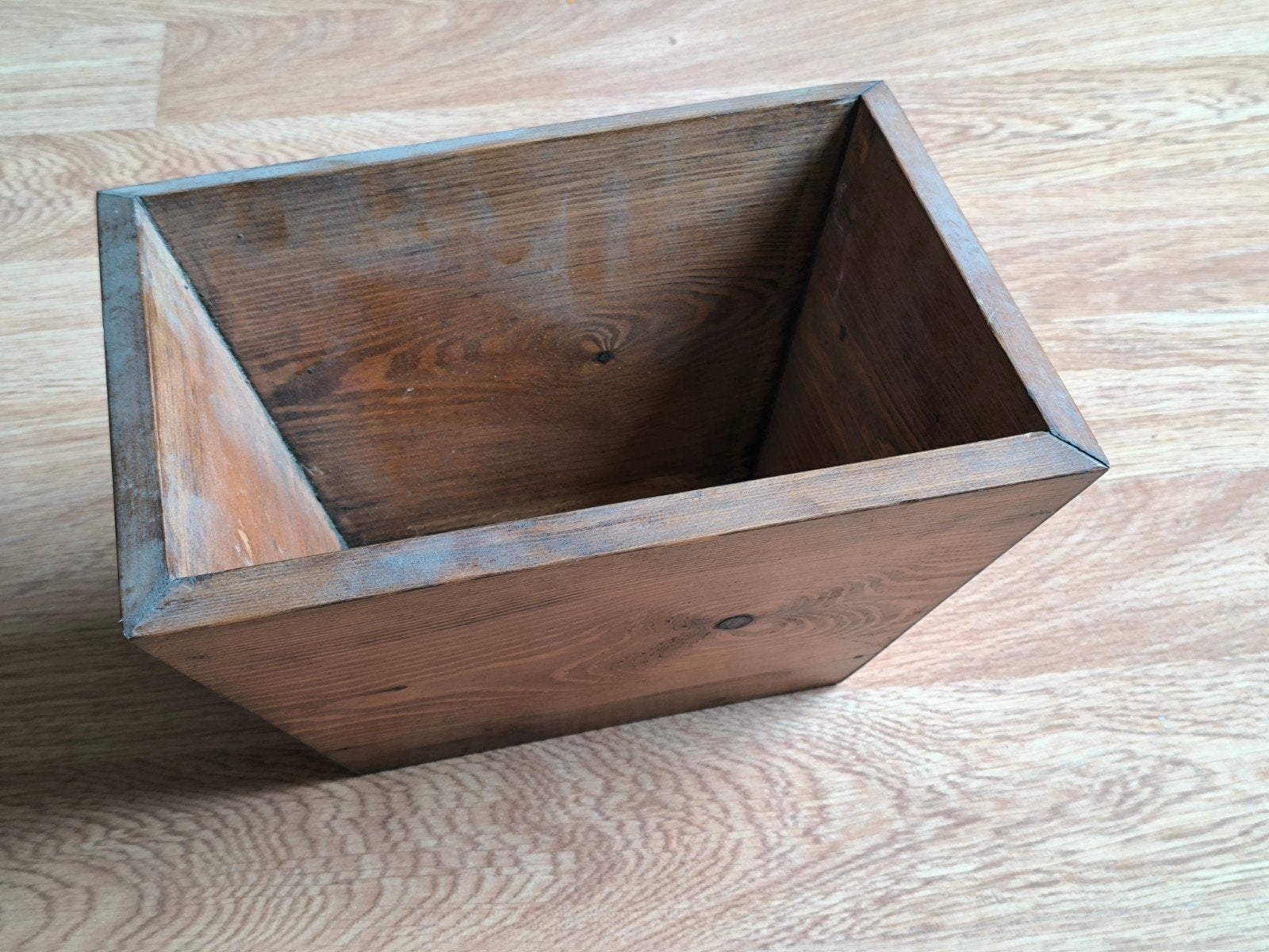 Vintage trapeziumvormige bloembak, Tuin en Terras, Ophalen of Verzenden