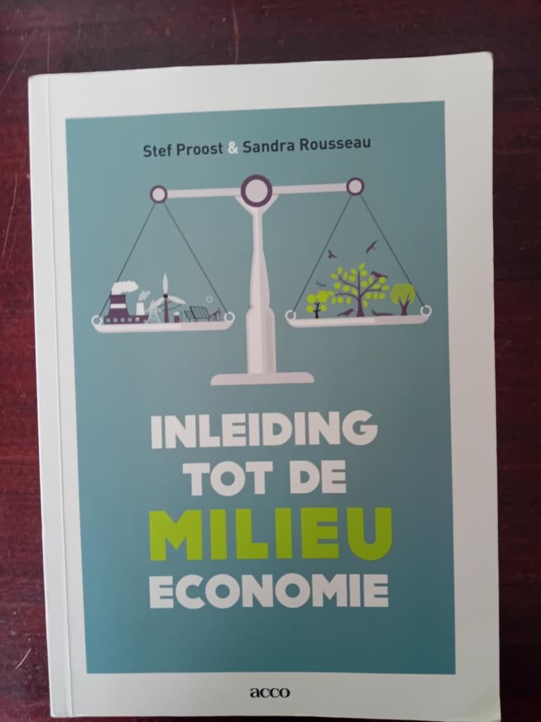 Inleiding tot de milieu economie stef proost & Sandra, Boeken, Essays, Columns en Interviews, Ophalen
