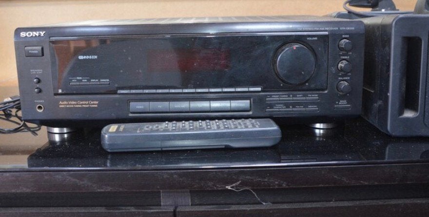 Sony receiver STR-DE205 met geluidsboxen, TV, Hi-fi & Vidéo, Amplificateurs & Ampli-syntoniseurs, Enlèvement ou Envoi, Comme neuf