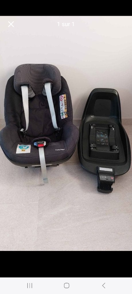 siège auto groupe 0+/1  (de 9 mois à 4 ans), Enfants & Bébés, Sièges auto, Enlèvement, Comme neuf, Maxi-Cosi, Isofix
