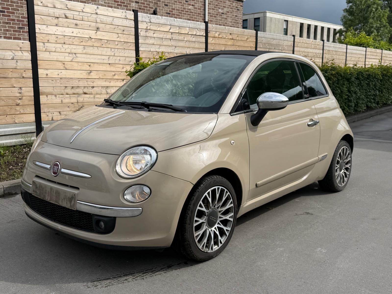 fiat 500: 2012 1.0. benzine manueel 198244km beige, Beige, Bedrijf, Handgeschakeld, Te koop