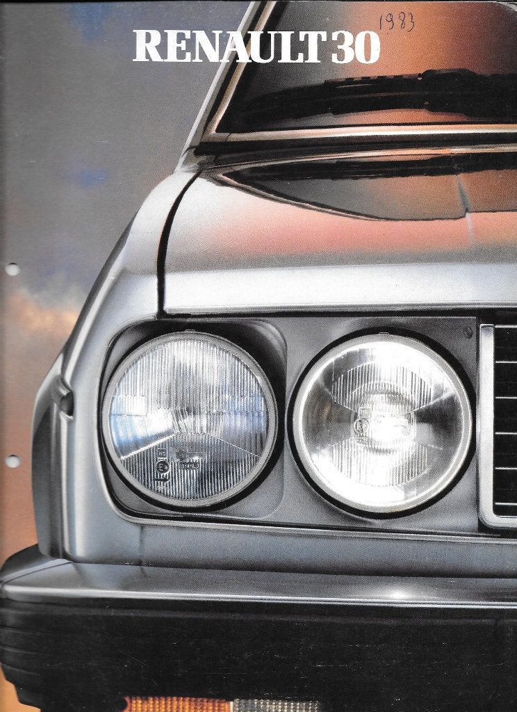 RENAULT 30,  1983, Livres, Enlèvement ou Envoi, Utilisé, Renault