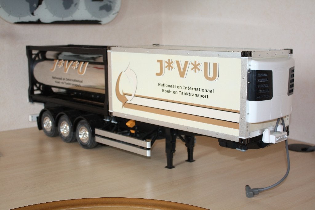 RC Trailer met containers, Hobby & Loisirs créatifs, Enlèvement, Comme neuf, Camion, Autres marques