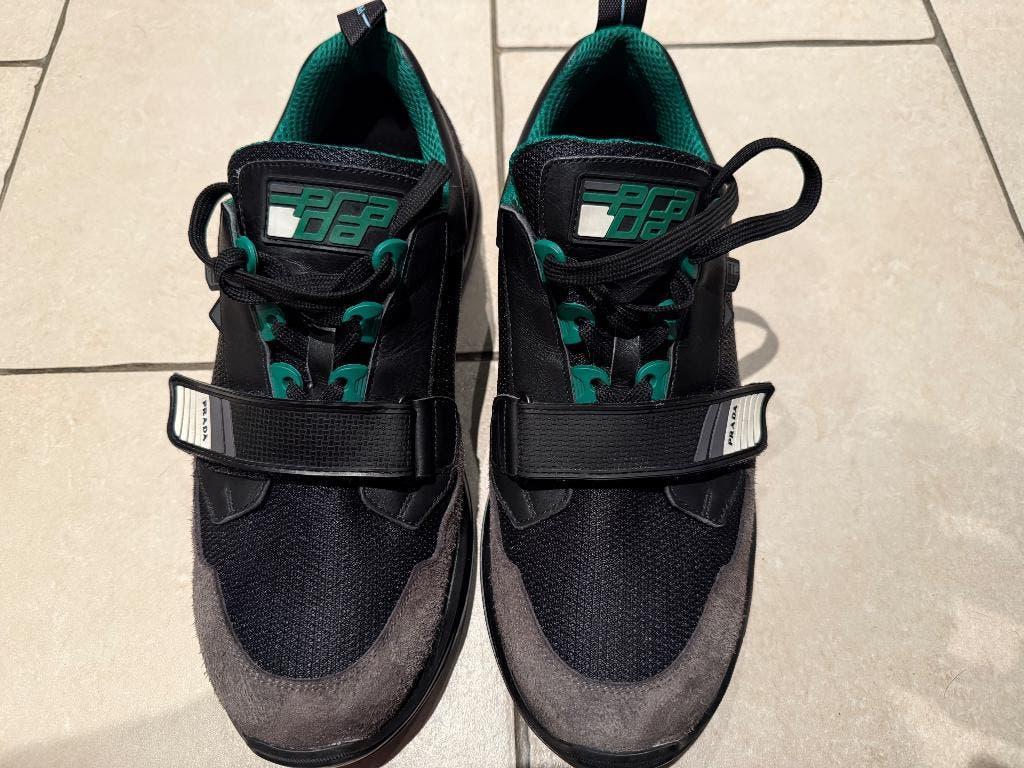 Sneakers Prada Mechano maat 44 in zeer goede staat, Zwart, Ophalen of Verzenden, Zo goed als nieuw, Sneakers