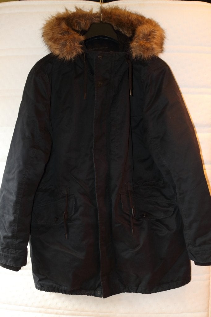 Veste parka hiver noire XL, Vêtements | Hommes, Enlèvement ou Envoi, Taille 56/58 (XL), Angelo Litrico de C&A, Porté