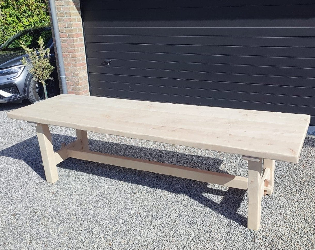 Table de ferme 2m75, Maison & Meubles, Tables | Tables à manger, Chêne, Enlèvement