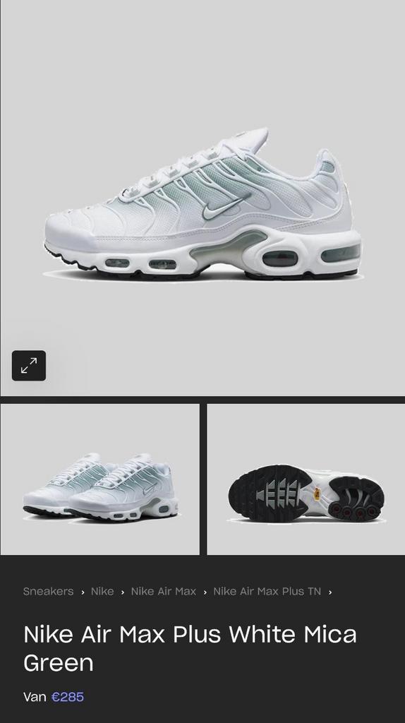 Nike Air Max Plus White Mica Green NIEUW, Vêtements | Hommes, Chaussures, Enlèvement, Neuf