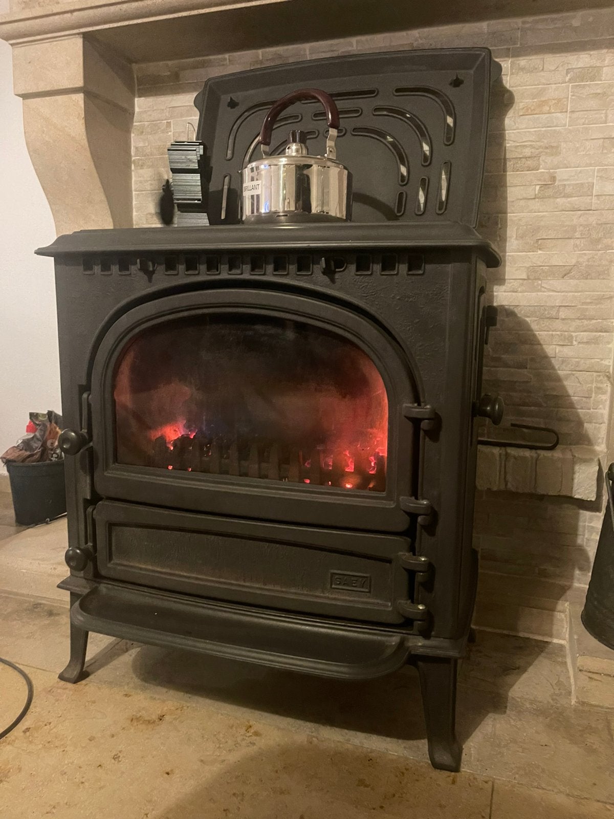 Saey 92 Cucina Hout- en kolenkachel in uitstekende staat, Huis en Inrichting, Houtkachel, Ophalen of Verzenden, Zo goed als nieuw