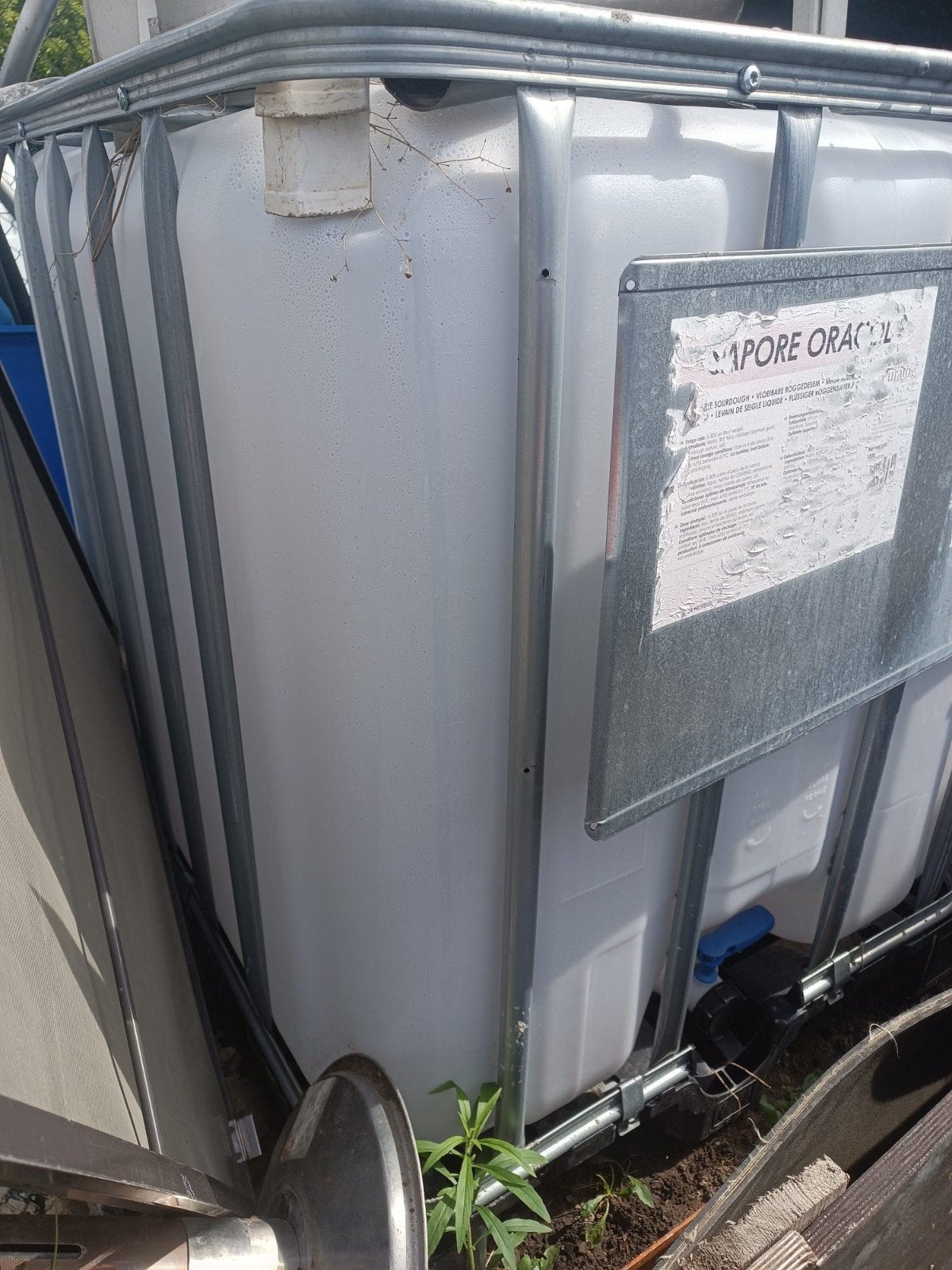 Watertank 1000L, Ophalen