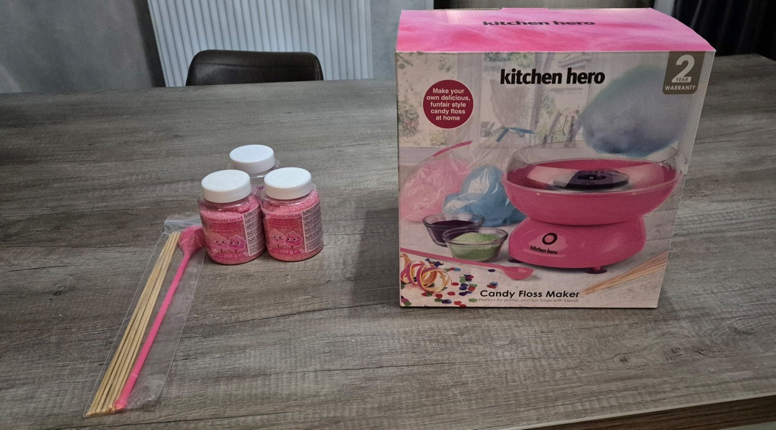 Suikerspin machine in nieuwstaat, Ophalen of Verzenden, Zo goed als nieuw