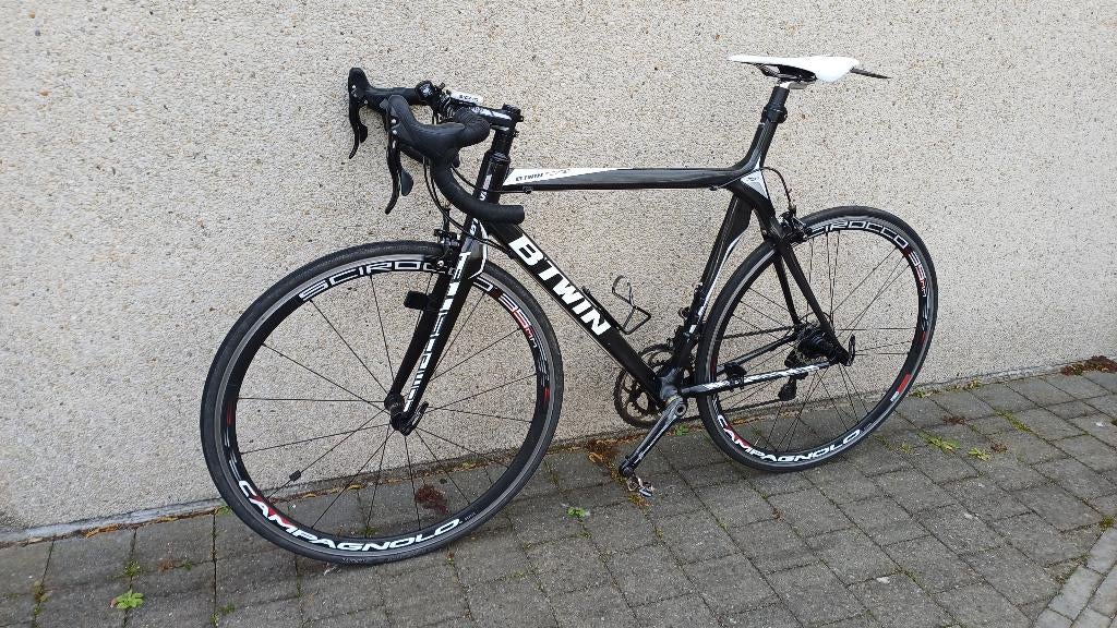Koersfiets carbon - Campagnolo Athena, Autres marques, Frein sur jante, Enlèvement, 28 pouces