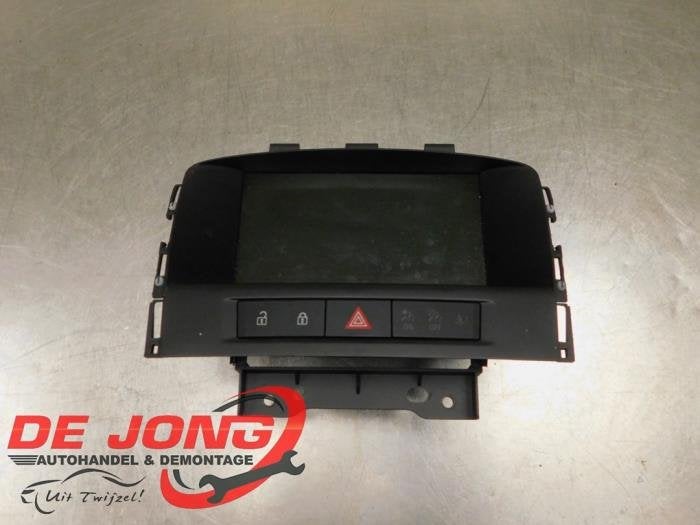 Display Interieur van een Opel Astra, Gebruikt, -, -, Opel