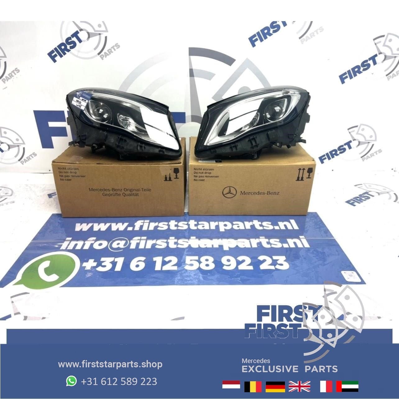 W156 X156 GLA45 AMG FACELIFT LED KOPLAMPEN SET High Performa, Utilisé, -, -, Enlèvement ou Envoi