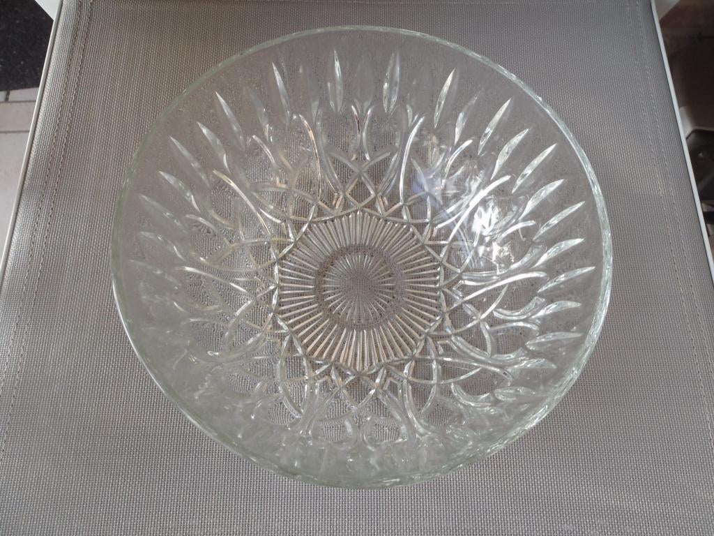 saladier en verre, Enlèvement ou Envoi, Comme neuf, Verre, Récipient(s)