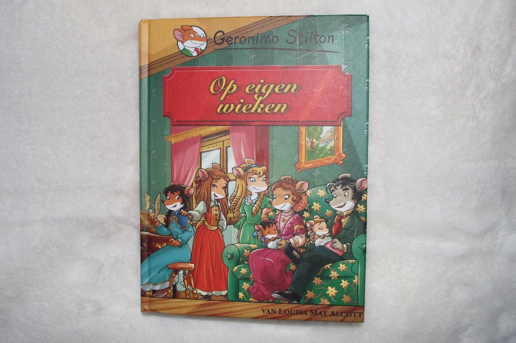 Boek: Geronimo Stilton: op eigen wieken, Ophalen of Verzenden, Zo goed als nieuw, Fictie algemeen