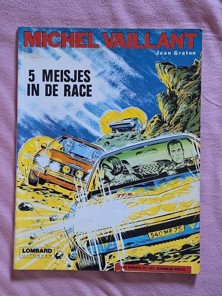 Michel Vaillant 19: 5 meisjes in de race, Eén stripboek, Ophalen of Verzenden, Zo goed als nieuw