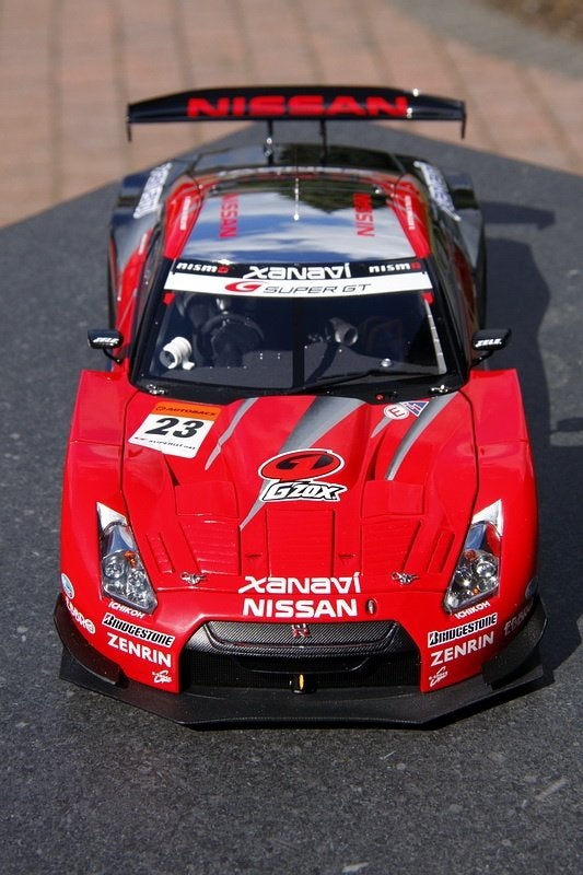 Nissan R35 GT-R GT500 'Xanavi' #23 2008 - Auto Art 1:18e, Enlèvement ou Envoi, Comme neuf, Voiture, Autoart