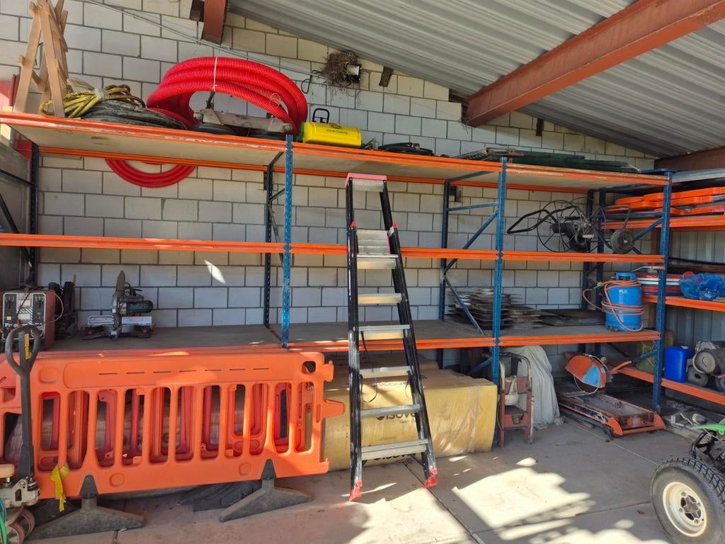 Palletstelling met leggers, Ophalen