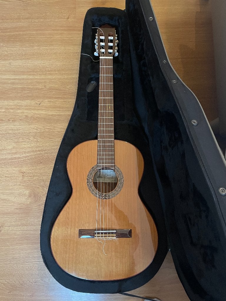 Gitaar Paco Castillo model 202, Muziek en Instrumenten, Snaarinstrumenten | Gitaren | Akoestisch, Ophalen, Gebruikt, Klassieke of Spaanse gitaar