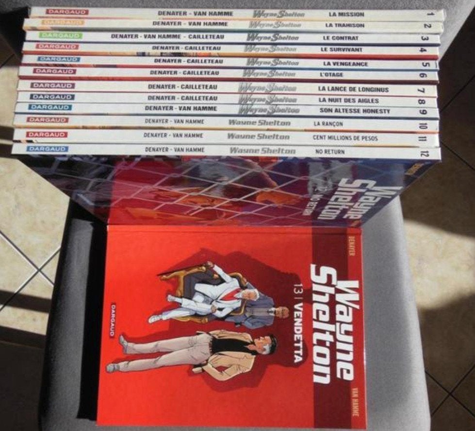 Lot BD Wayne Shelton 1 à 13 Toutes en EO, Livres, BD, Enlèvement ou Envoi, Utilisé