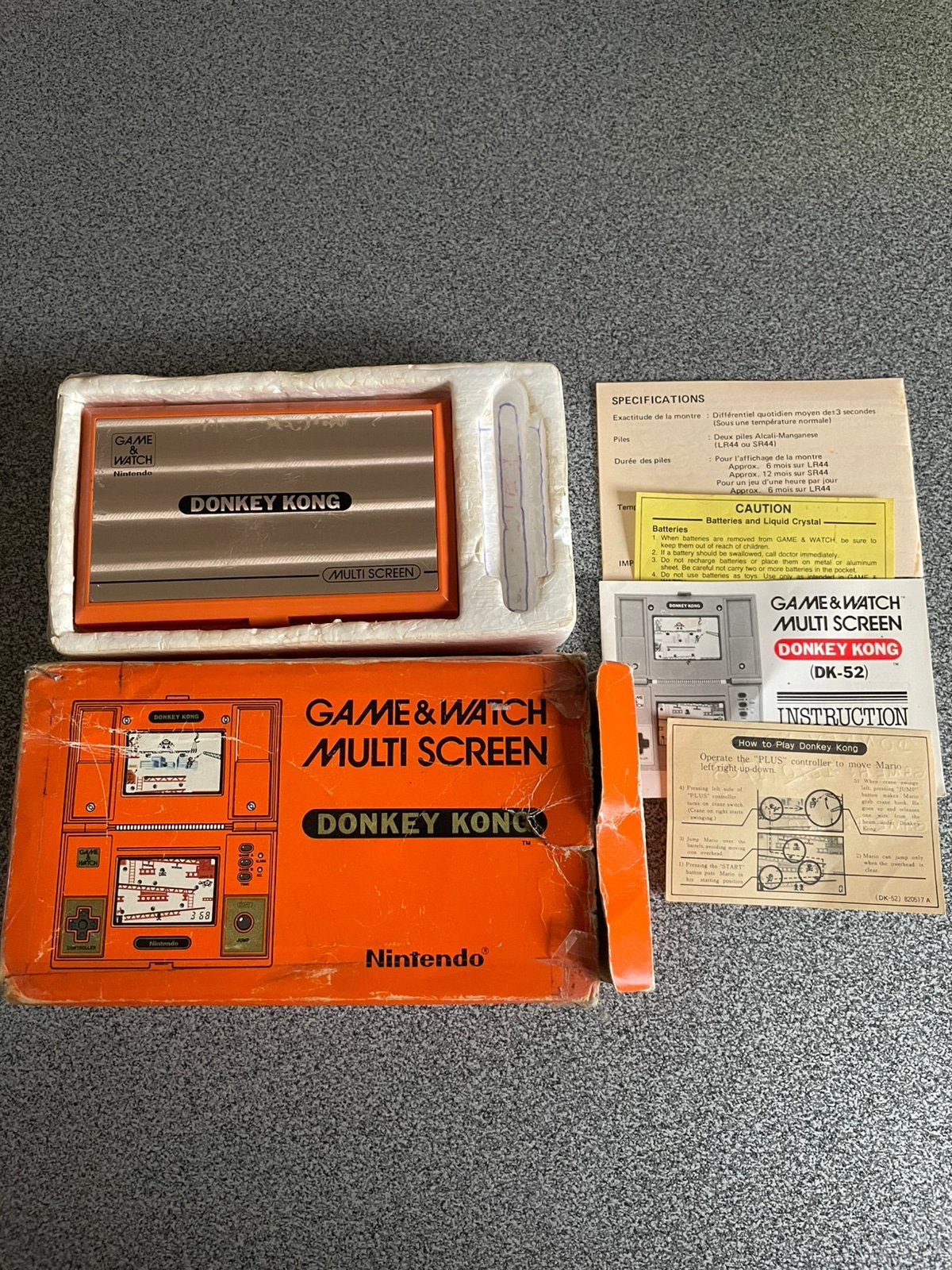 Nintendo Game & Watch Donkey Kong DK-52 (1982) compleet, Games en Spelcomputers, Avontuur en Actie, Gebruikt, 1 speler, Ophalen of Verzenden
