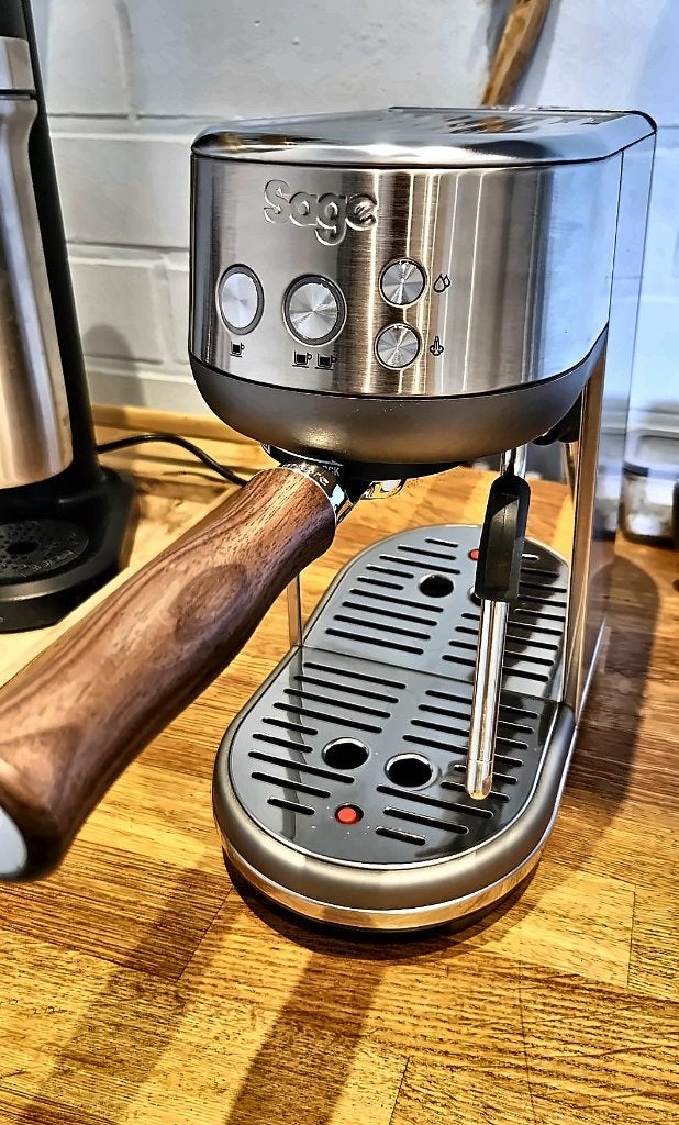 ZGAN Sage Bambino met vele extra's, Stoompijpje, Espresso apparaat, Gemalen koffie, Ophalen of Verzenden