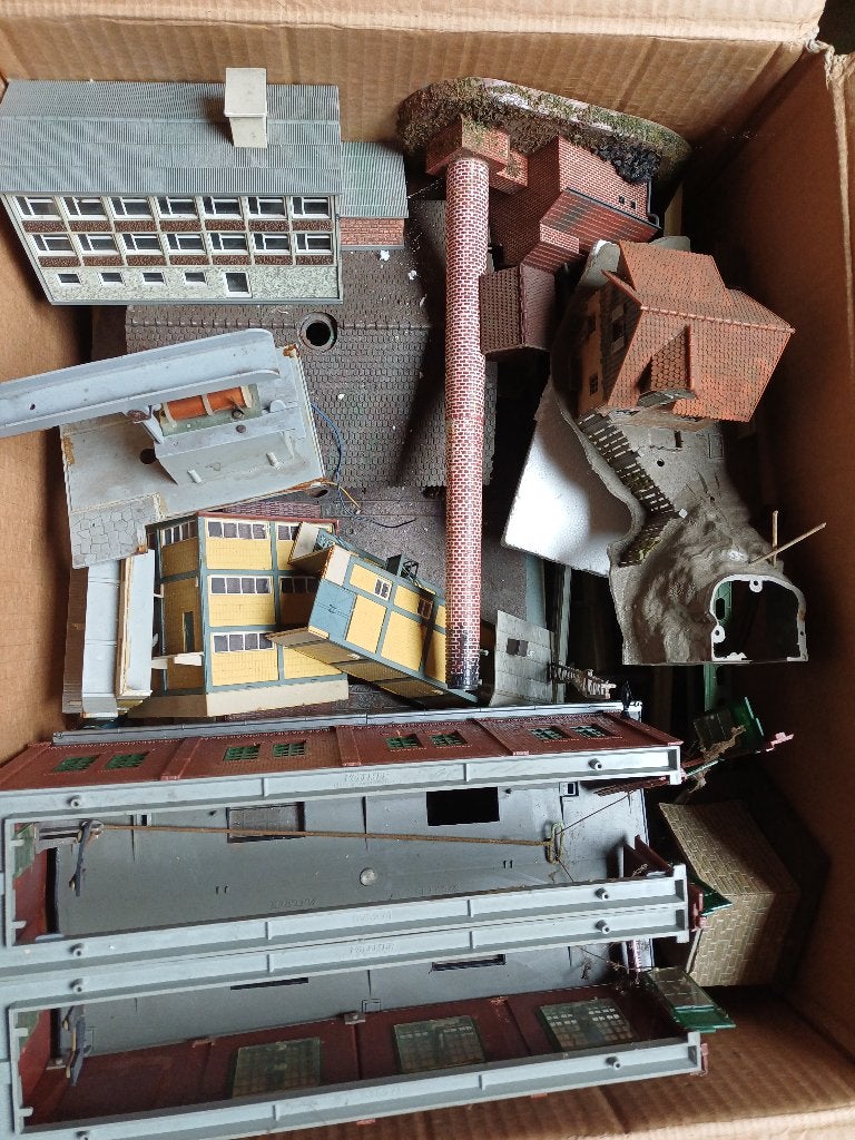 Modelbouw onderdelen voor trein Marklin, Enlèvement, Utilisé, Pont, Tunnel ou Bâtiment, Märklin