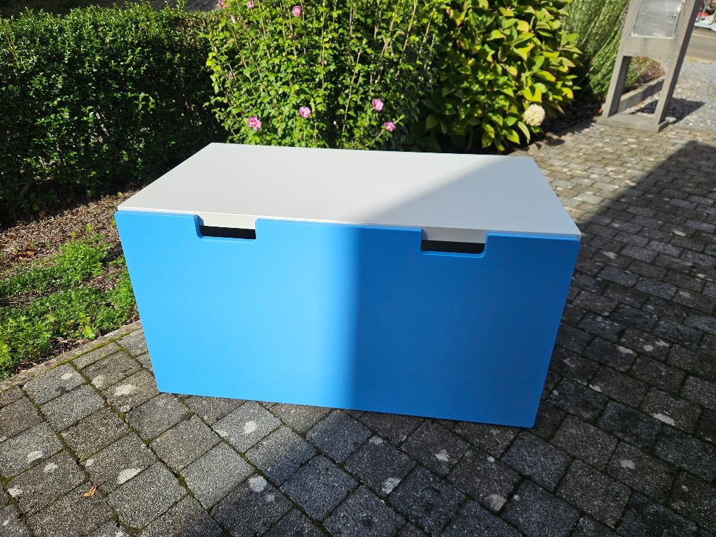 Bac de rangement sur roulettes, Enfants & Bébés, Meuble de rangement, Bleu, Comme neuf, Enlèvement