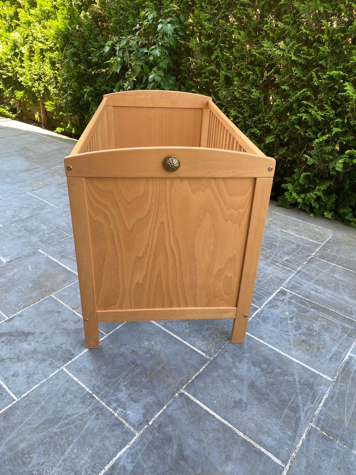 Lit bébé en bois, Moins de 70 cm, Sommier à lattes, Enlèvement, Utilisé