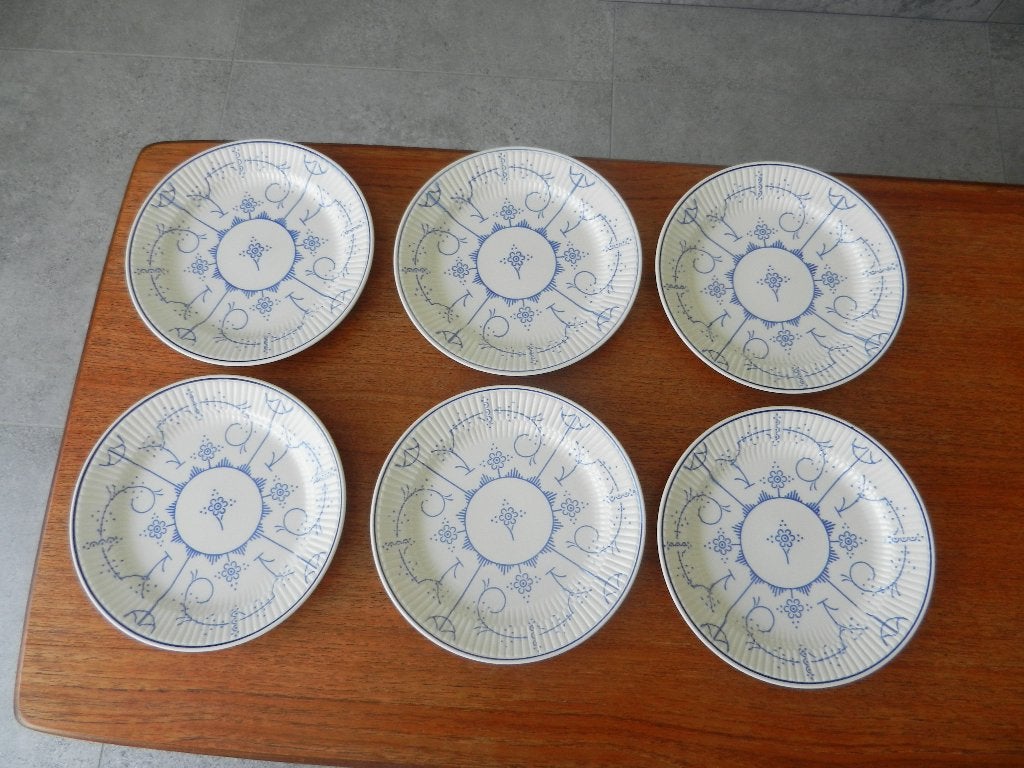 Boch - Royal Boch Copenhague ontbijtbordjes 20 cm - nieuw, Huis en Inrichting, Keuken | Servies, Nieuw, Ophalen of Verzenden, Bord(en)