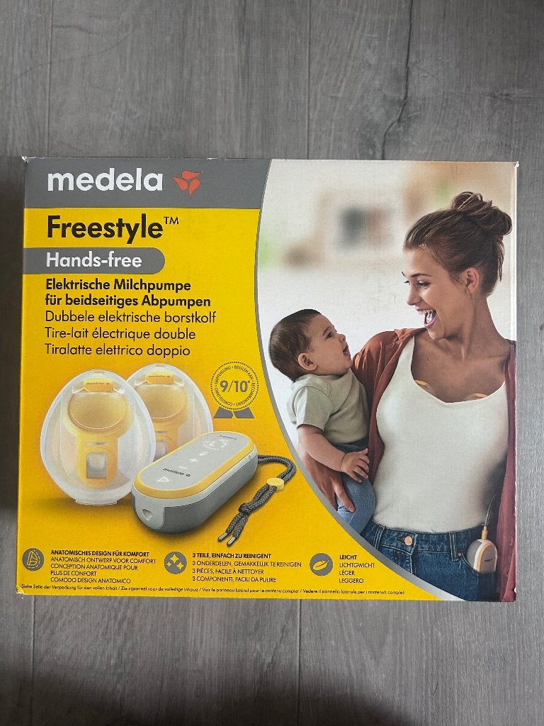 Medela Freestyle dubbele elektrische Hands-Free borstkolf, Ophalen of Verzenden, Gebruikt