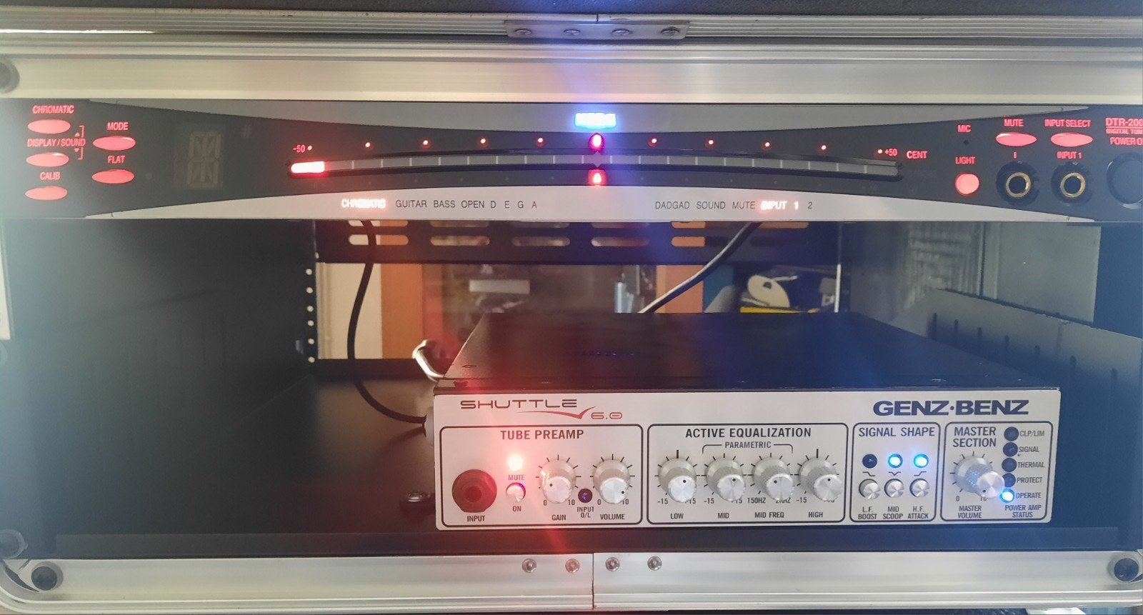 vends tête genz benz usa en rack complet, Musique & Instruments, Enlèvement, Utilisé, Guitare basse, 100 watts ou plus