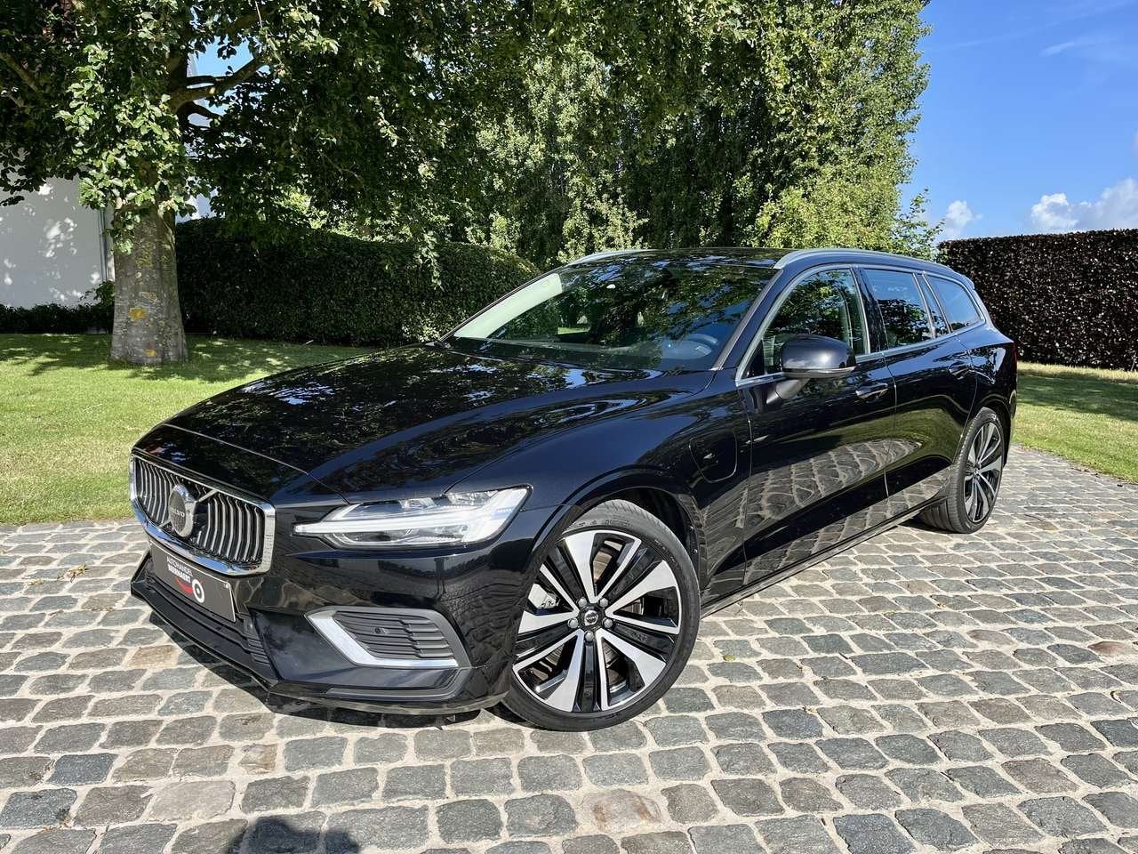 Volvo V60 V60 2.0 T6 AWD PHEV/72400km/Led/Carplay/Camera/Cru, Zwart, 1969 cc, 0 kg, Zwart