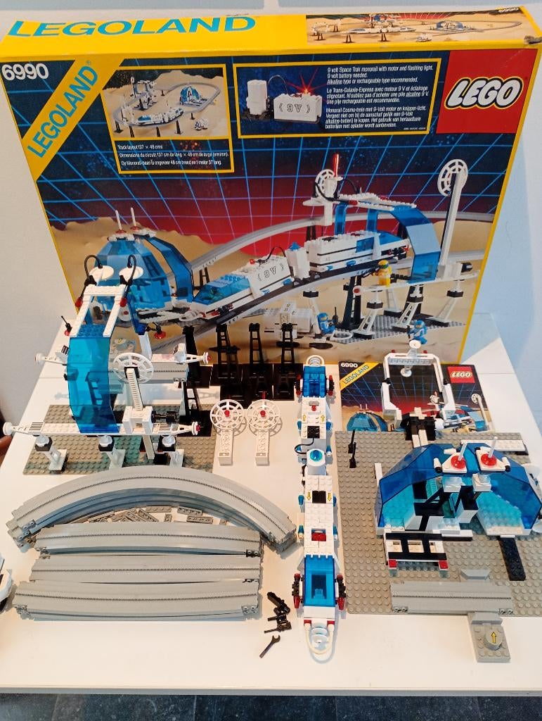 Lego monorail 6990 met doos en instructie, Ophalen of Verzenden, Gebruikt, Compleet, Lego