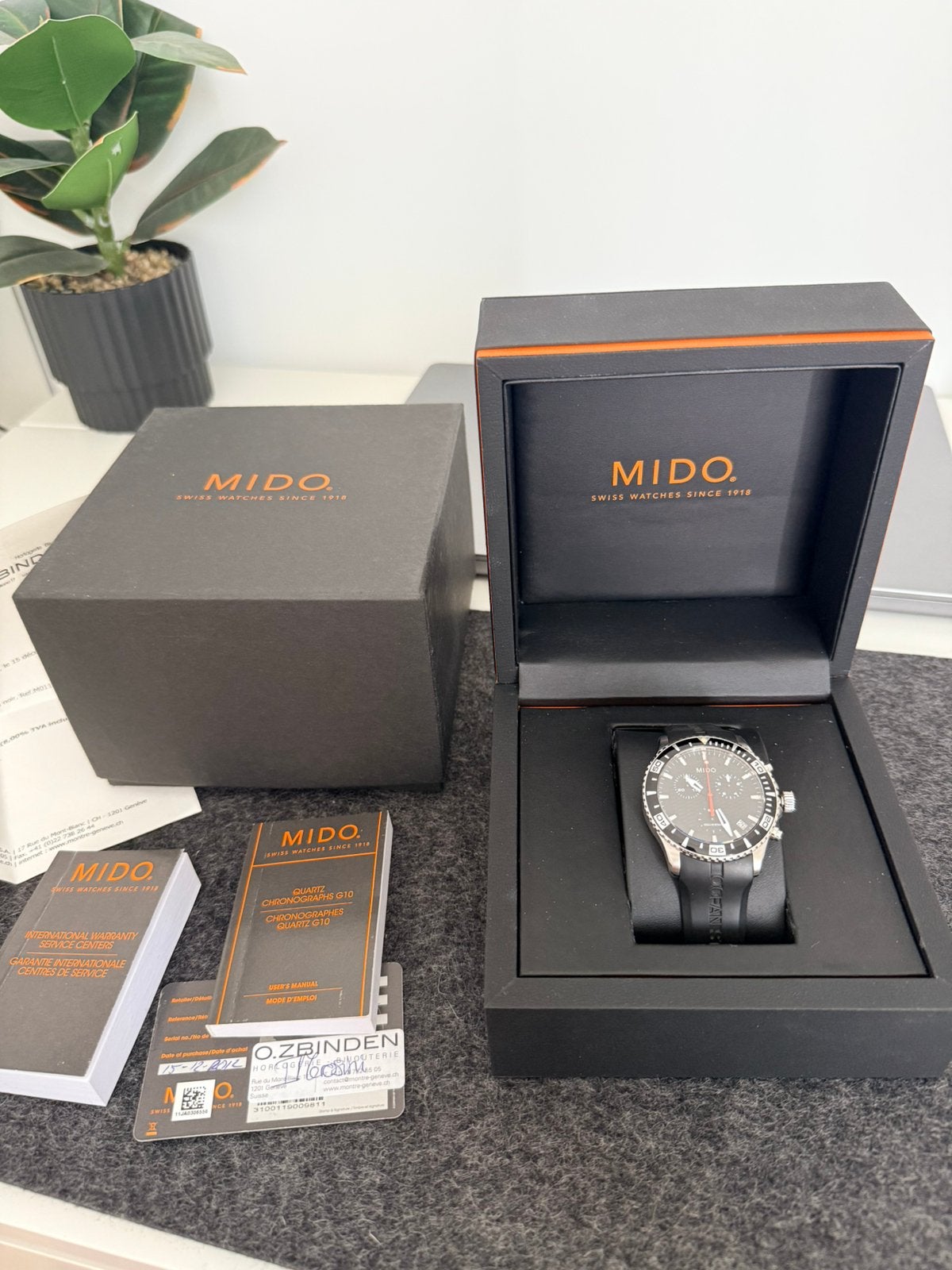 Mido Ocean Star Captain IV Chrono, Bijoux, Sacs & Beauté, Montres | Hommes, Enlèvement ou Envoi, Comme neuf