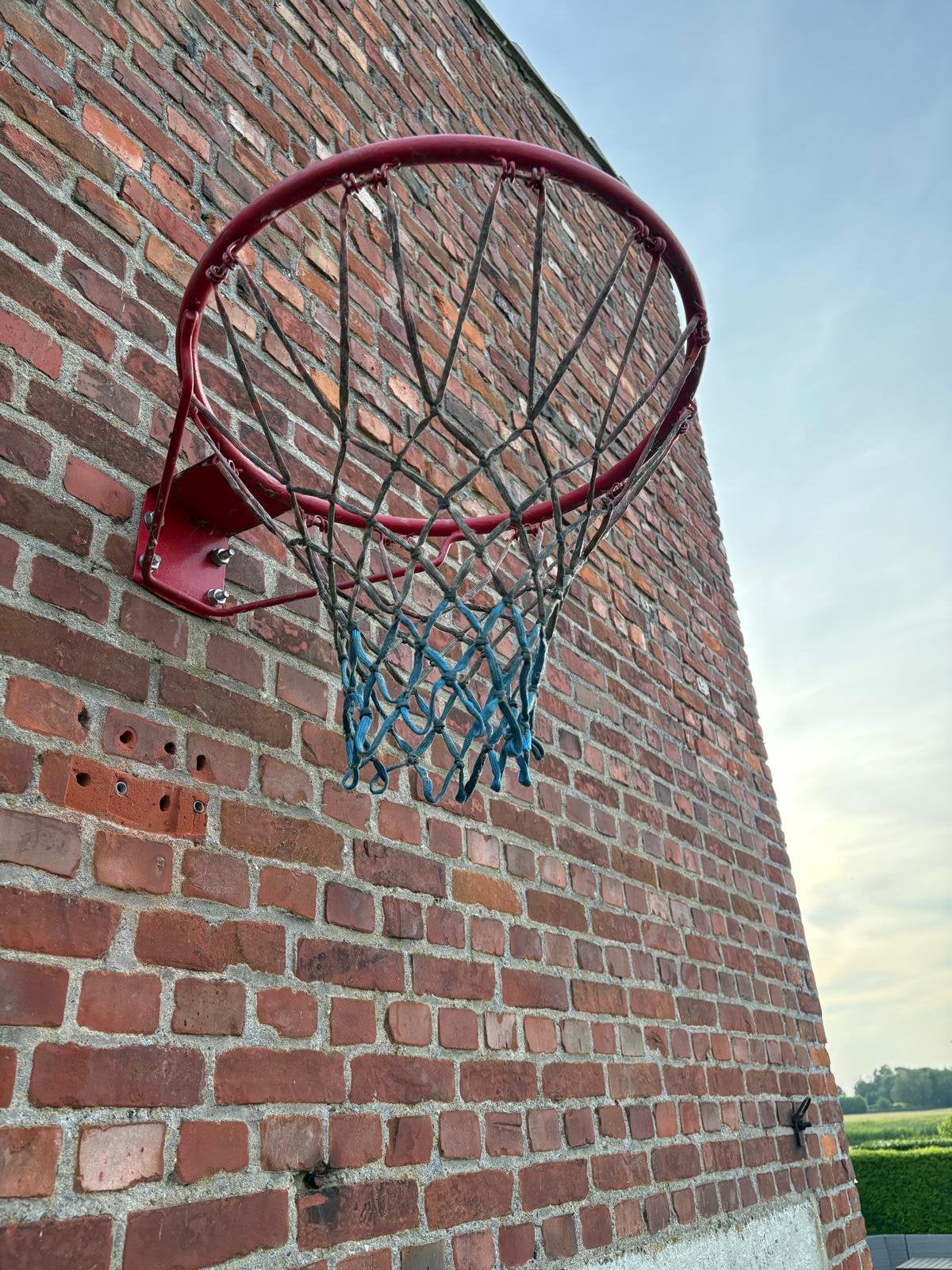 Basketbalring met net, Ophalen, Gebruikt