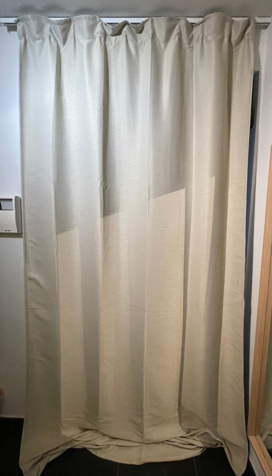 Gordijnen verduisterd beige 5 stuks, Ophalen, Zo goed als nieuw, Beige