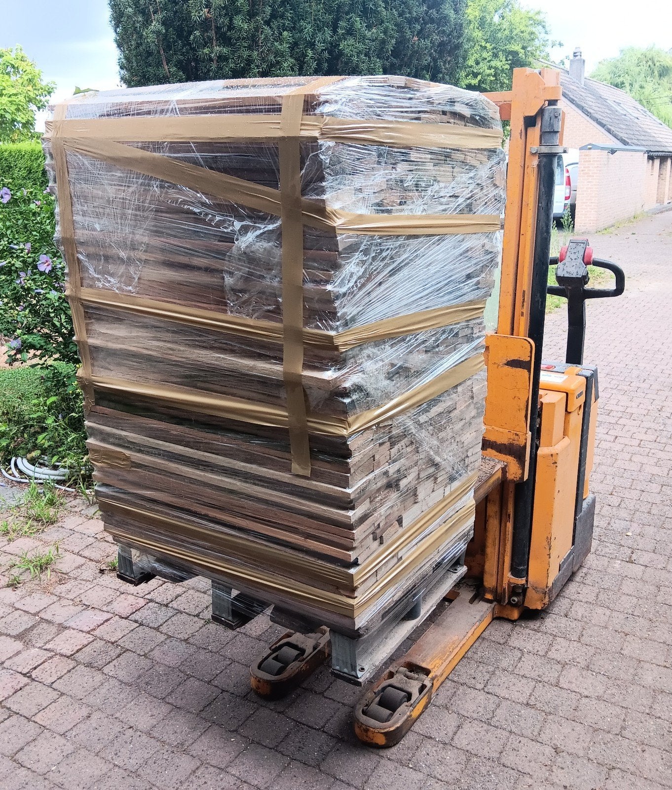 paletten planken 80 en 100 cm, Ophalen