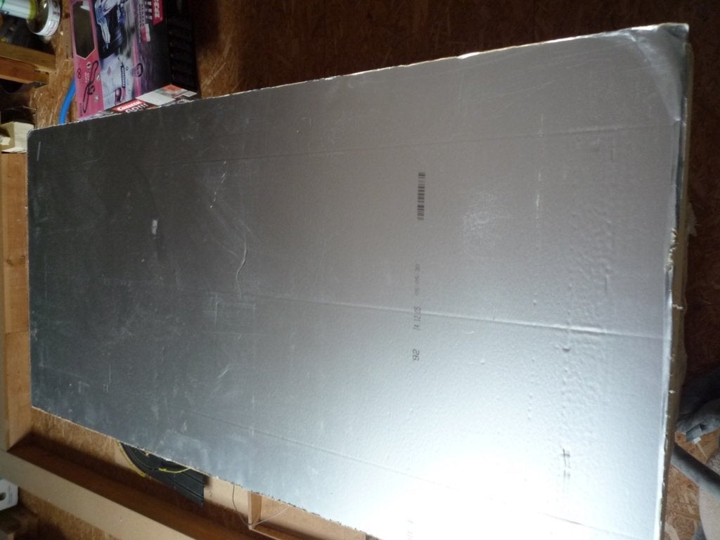 Isolatieplaten PIR -dubbelzijdig alu bekleding 120x60x9,2 cm, Ophalen, Nieuw, Hardschuim (Pir), 15 m² of meer