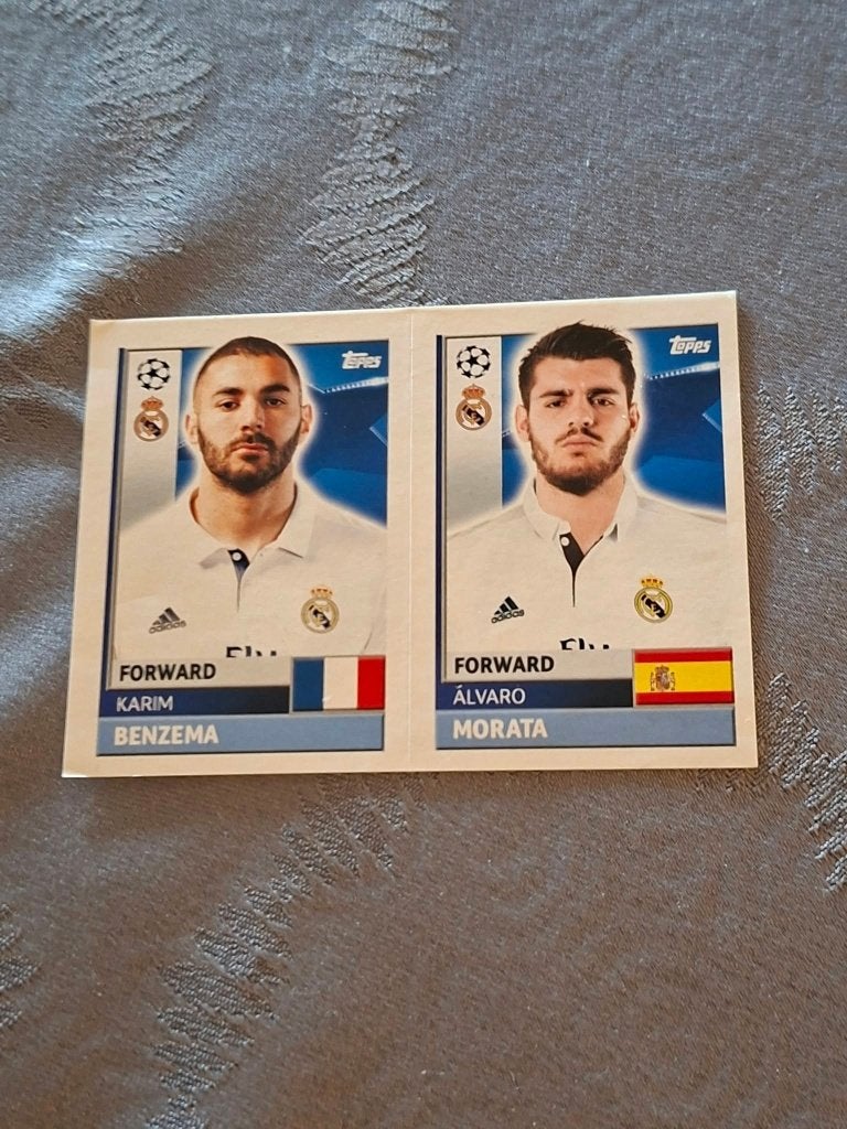 Topps / Sticker : Real Madrid / Champions League 2016-2017, Verzamelen, Ophalen of Verzenden, Zo goed als nieuw, Poster, Plaatje of Sticker