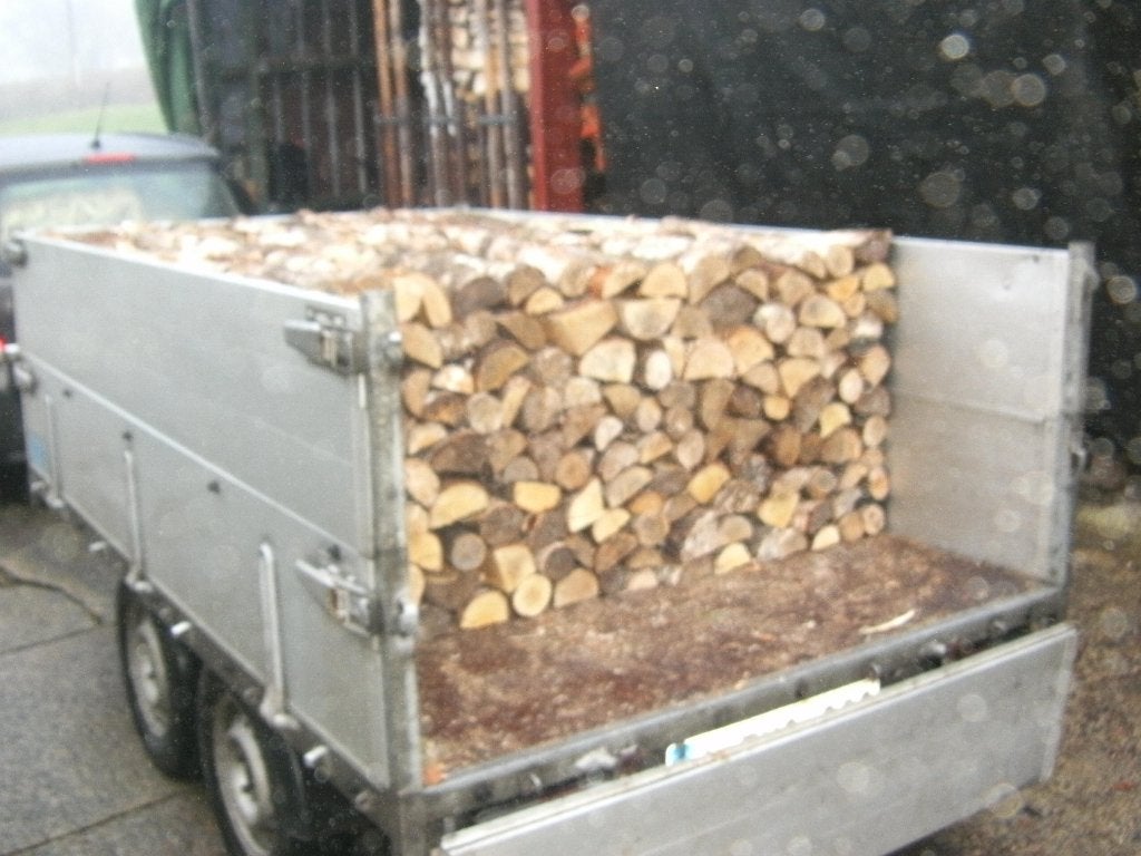 Bois de chauffage 33cm ,, Jardin & Terrasse, Moins de 3 m³, Enlèvement, Bouleau, Bûches