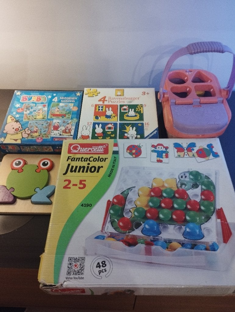 Puzzel, Ophalen, 10 tot 50 stukjes, Gebruikt, 2 tot 4 jaar