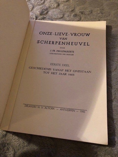 Onze-Lieve-Vrouw van Scherpenheuvel door J. Fr. Pallemaerts, Verzamelen, Ophalen of Verzenden, Zo goed als nieuw, Boek, Christendom | Katholiek