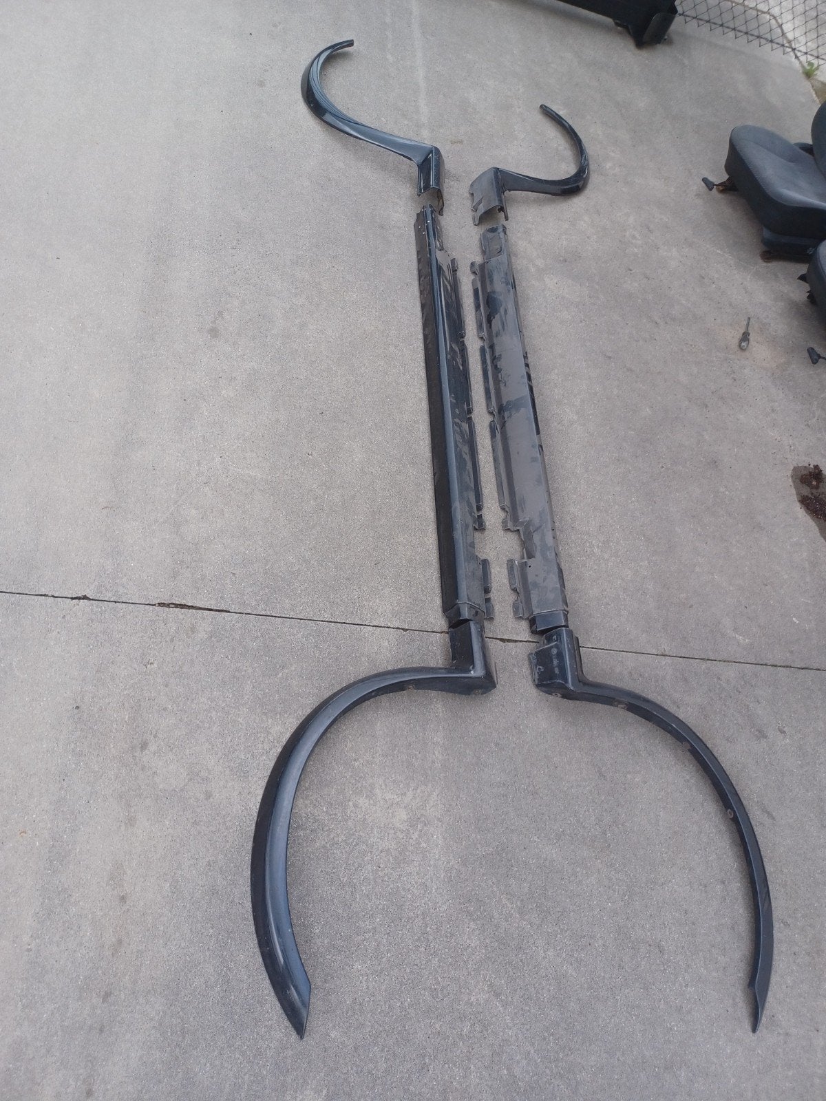 BMW e30 325iX sideskirts, Ophalen