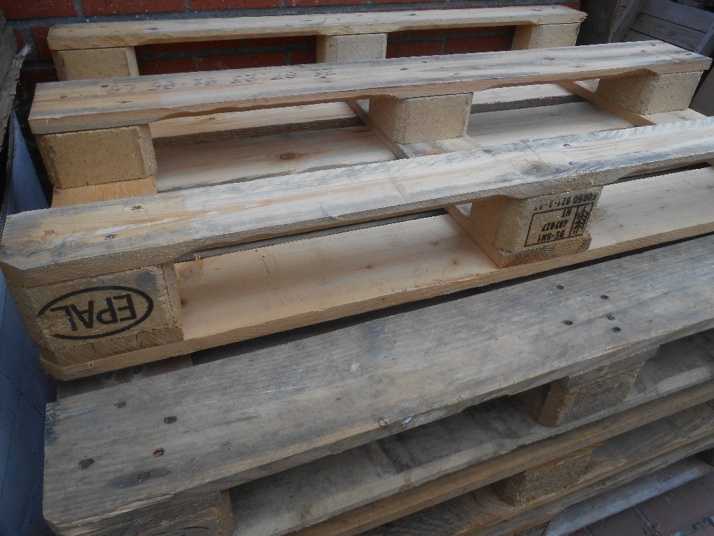 Mooie Europaletten, Bricolage & Construction, Bois & Planches, 50 mm ou plus, Enlèvement ou Envoi, Moins de 200 cm, Utilisé