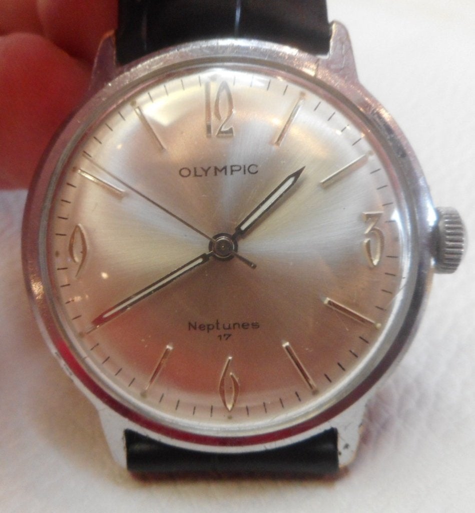 49) Olympic Neptunes 17 mécanique vintage, Handtassen en Accessoires, Edelstenen, Gebruikt, Verzenden