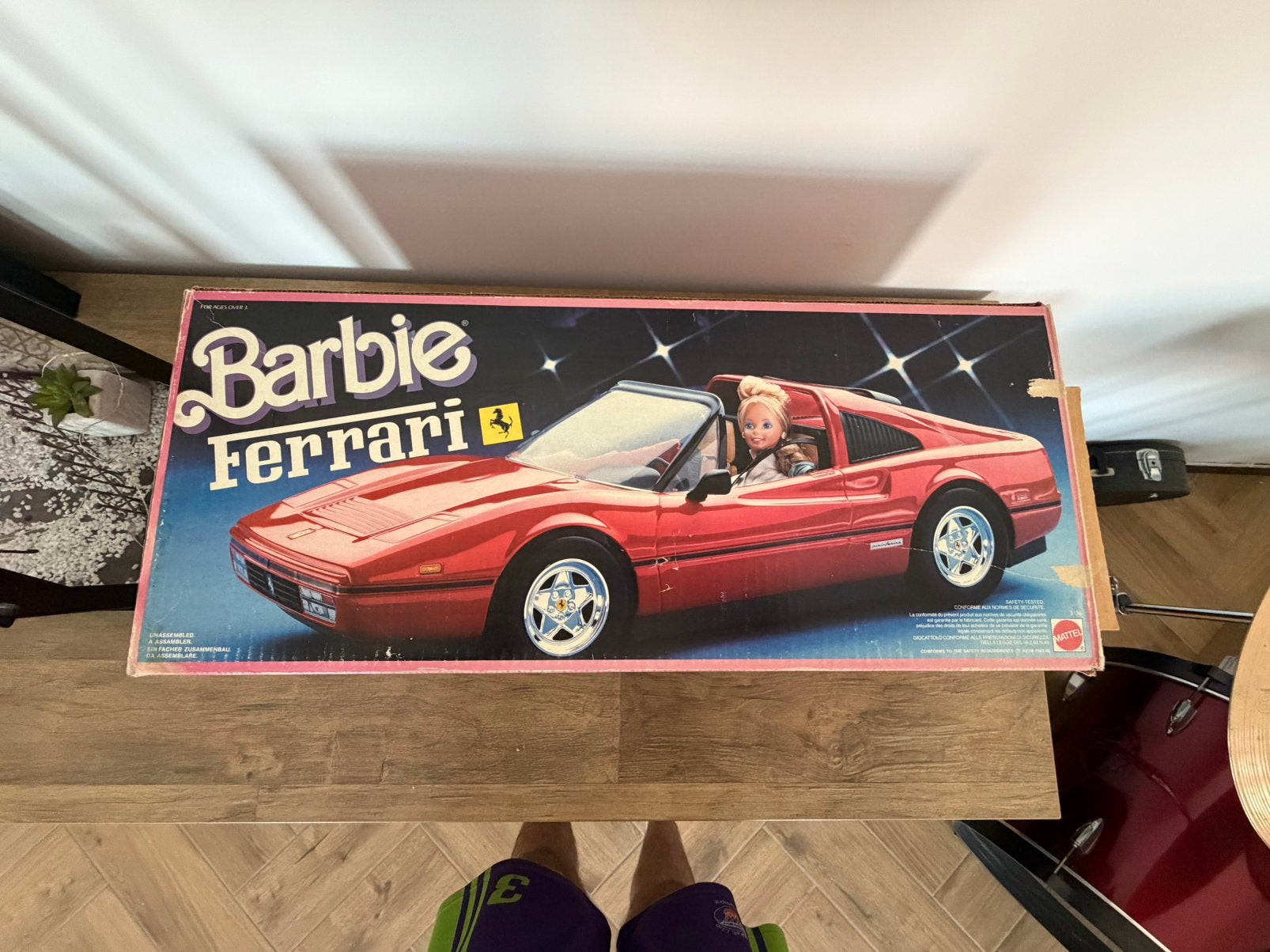 Voiture Ferrari Barbie Vintage 1987, Enlèvement, Utilisé