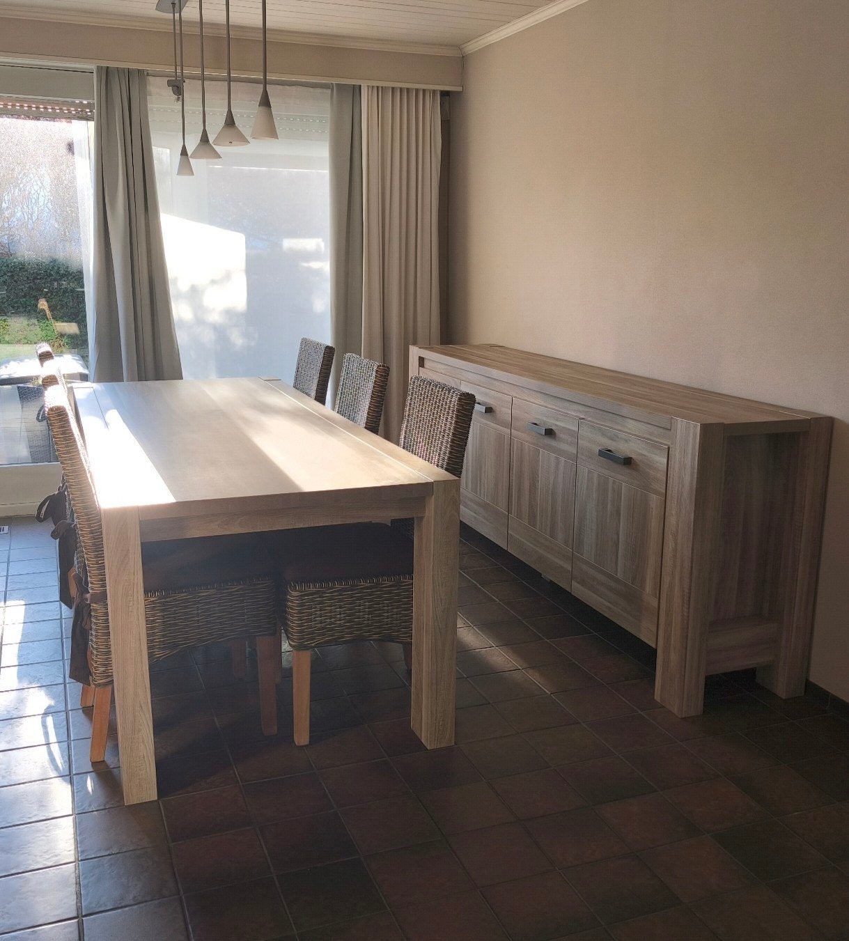 complete eetkamer, Ophalen